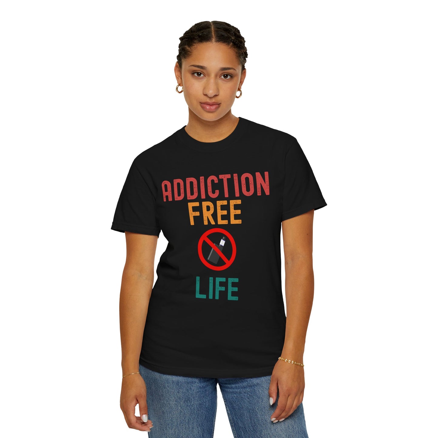 Addiction Free Life Unisex Garment-Dyed T-Shirt