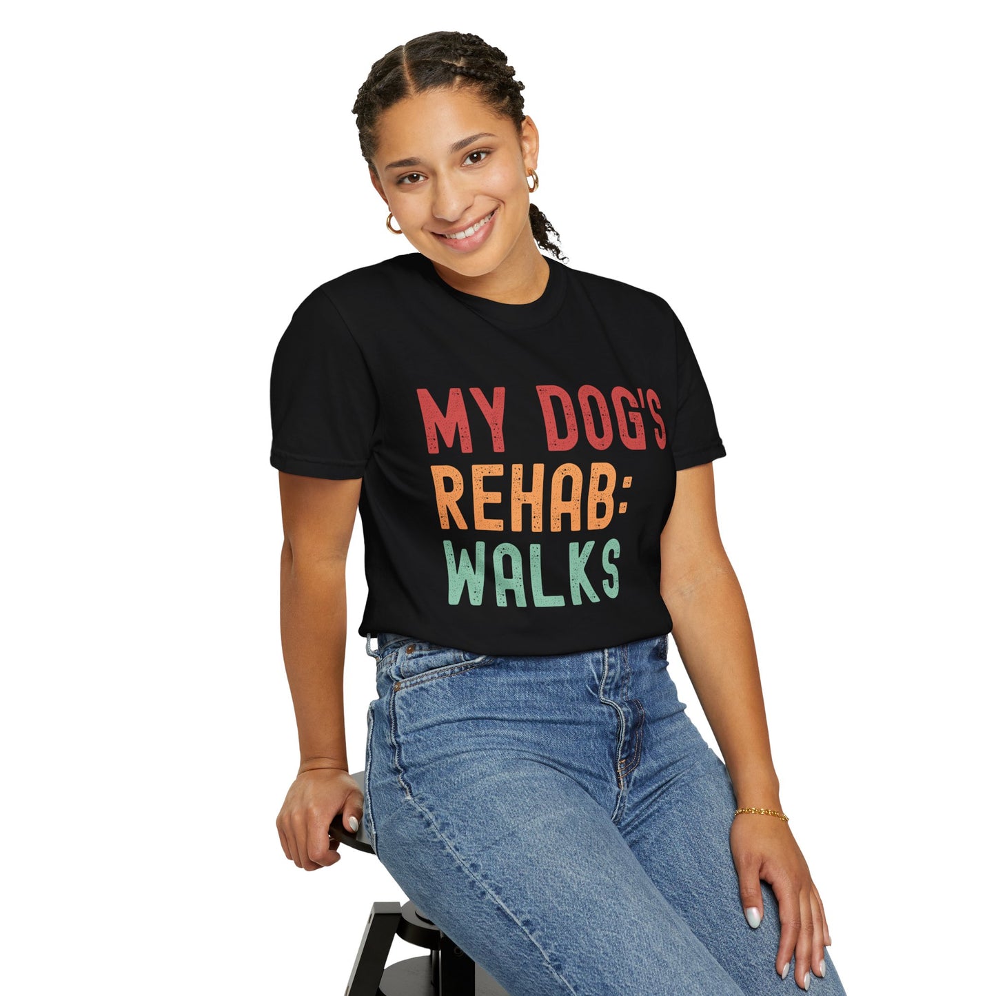 Copy of Addicted to Paws Unisex Garment-Dyed T-Shirt | Pet Lover's Gift | Ideal for Casual Wear