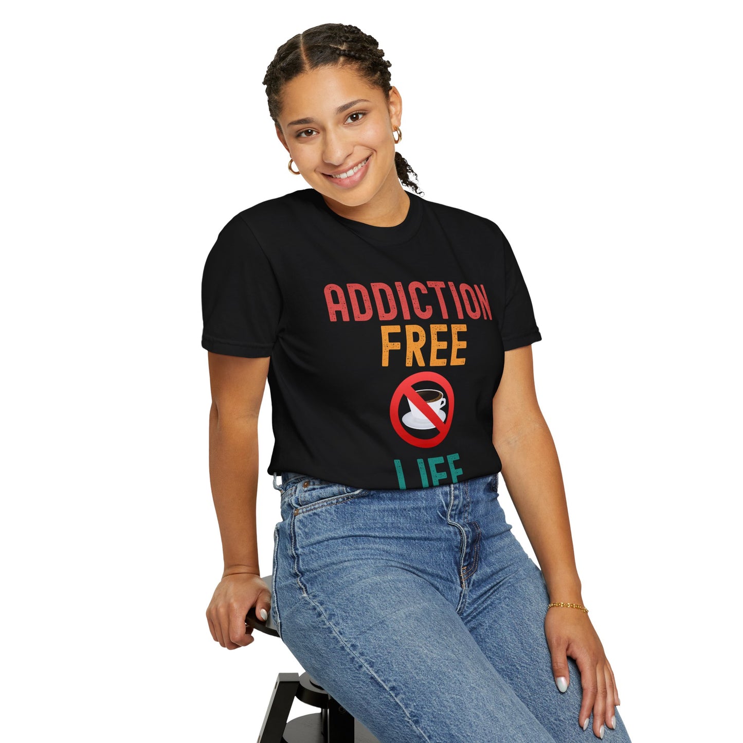 Addiction Free Life Unisex Garment-Dyed T-Shirt