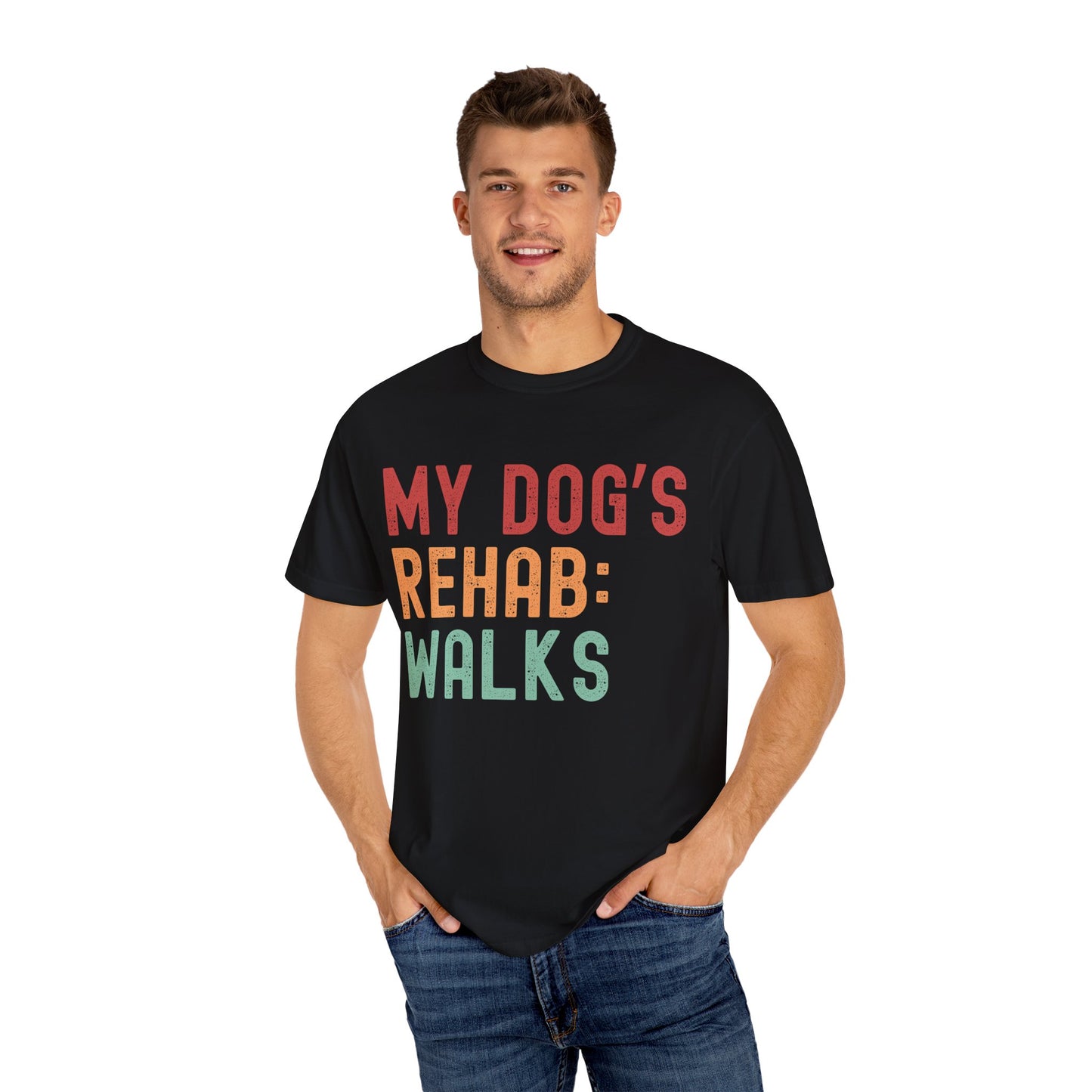 Copy of Addicted to Paws Unisex Garment-Dyed T-Shirt | Pet Lover's Gift | Ideal for Casual Wear